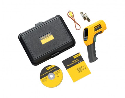 Termómetro infrarrojo Fluke 566 con accesorios