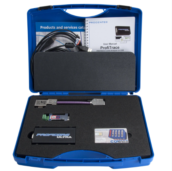 Kit ProfiTrace 2 en su maleta de transporte